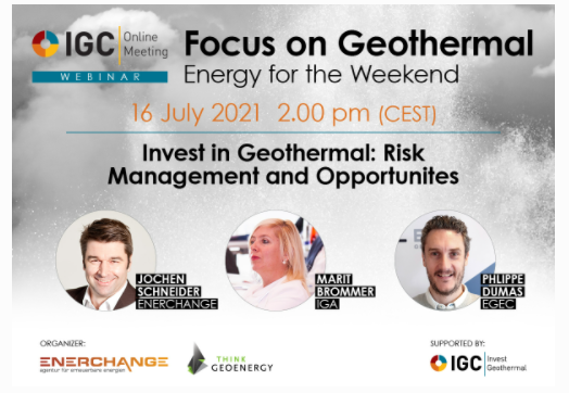 Focus on Geothermal | Invest Geothermal - Risk Management and ...